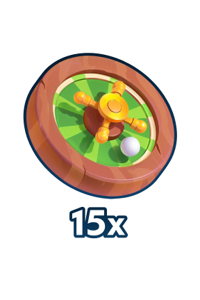 Make 15 Live Casino bets