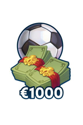 Place a €1,000 bet on Sports