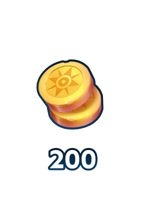Accumulate 200 coins