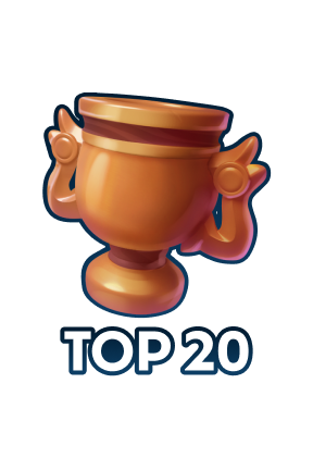 Finish in TOP 20 in a tournament