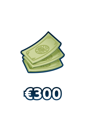 Make €300 deposit