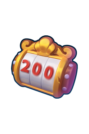 Make 200 spins in one game session