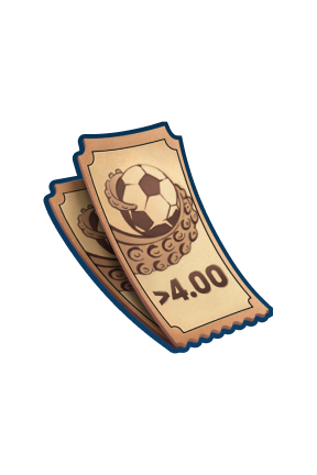 Place a multiple bet with min. odds 4